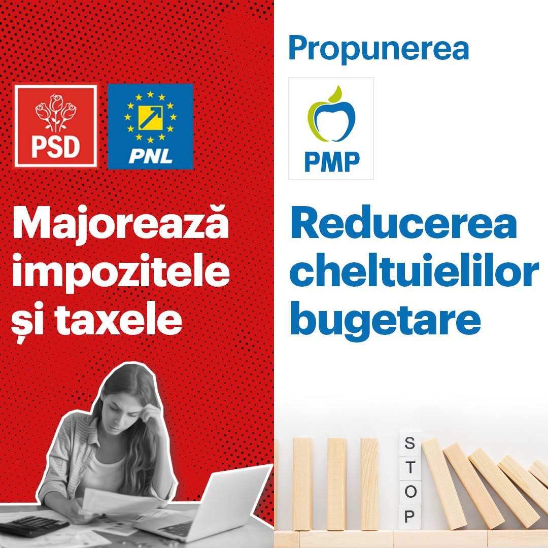 Propunerea PMP: Reducerea cheltuielilor bugetare